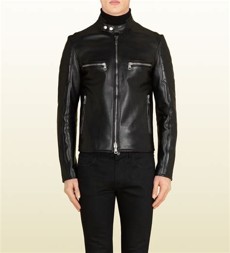 lyst gucci zip up jacket in black for men|Black Gucci Jackets for Men .